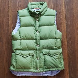 J Crew Puffy Vest, women's small
